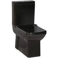 Унитаз биде Creavit Lara Черный без бачка и сиденья арт-LR360-00SI00E-0000 — фото 1, Напольные унитазы