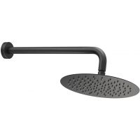 Душевая система Milacio Ultra / черный матовый / нержавеющая сталь / встраиваемый монтаж / с изливом 200 мм арт-MCU.150.MB — фото 5, Встраиваемые душевые комплекты