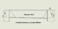 Акриловая ванна Bas Лира 170x70 без гидромассажа арт-З 00135 — фото 2, Акриловые ванны