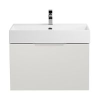 Тумба подвесная под раковину с выдвижным ящиком и внутренним ящиком CEZARES PREMIUM Bianco opa арт-55396 — фото 1, Тумбы под раковину