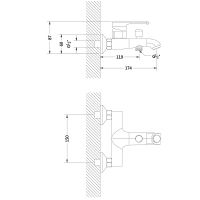 Комплект смесителей Boch Mann Ida B Черный матовый арт-BM10430 — фото 2, Готовые комплекты для ванной комнаты
