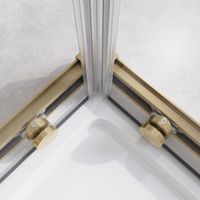 Душевой уголок CEZARES арт-RELAX-304-A-2-90-C-BORO — фото 3, Квадратные душевые уголки