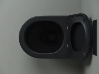 Унитаз Ceramicanova Metropol Rimless приставной Черный матовый с сиденьем Микролифт арт-CN4004MB — фото 13, Приставные унитазы