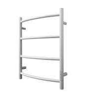 Полотенцесушитель электрический Point Афина П4 500x600 диммер справа, белый арт-PN04856W — фото 3, Электрические полотенцесушители