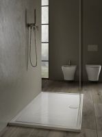 Товар: Керамический поддон для душа Hatria Lif H3 120x70 Белый арт-Y1ZZ01 - фото 4 Керамический поддон для душа Hatria Lif H3 120x70 Белый арт-Y1ZZ01 — фото 4, Керамические душевые поддоны