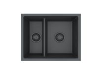 Мойка для кухни ALVEUS OMNI 50 GRANITAL DEEP BLACK-G90 BE 550x450x198 с сифоном 1149000 арт-1150071.0 — фото 1, Кухонные мойки