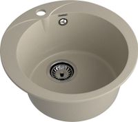 GRANFEST Мойка RONDO 480 1-чаша D-475мм топаз арт.GF- арт-R-480 топаз — фото 1, Кухонные мойки