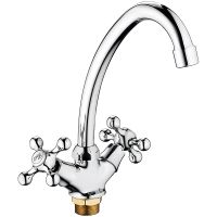 Смеситель для кухни Haiba Хром арт-HB4908 — фото 1, Смесители для кухни