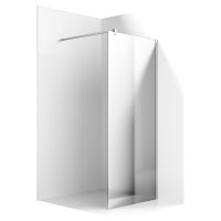 Душевая перегородка Ambassador Walk-in 90х200 профиль Хром стекло зеркальное арт-15033123 — фото 1, Душевые перегородки