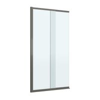 Душевая шторка на ванну с фиксированным креплением одной створки CEZARES SLIDER-FIX-VF-11-90/150-C-G арт-SLIDER-FIX-VF-11-90/150-C-GM — фото 3, Шторки для ванной раздвижные