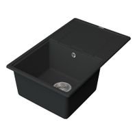 Мойка кухонная Point Лаура 78 , черный арт-PN3005B — фото 3, Кухонные мойки