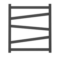 Водяной полотенцесушитель Point Феникс П5 500x600 Черный арт-PN15156B — фото 2, Водяные полотенцесушители