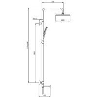 Товар: Душевая система Raglo с термостатом Хром арт-R20.26 - фото 8 Душевая система Raglo с термостатом Хром арт-R20.26 — фото 8, Душевые стойки