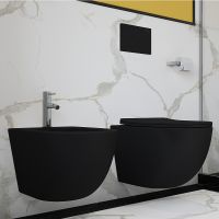 Комплект унитаза с инсталляцией Aqueduto Cone с сиденьем Микролифт и Черной матовой клавишей арт-AQDS005 — фото 14, Комплекты унитаз + инсталляция