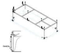 Металлический каркас для акриловой ванны CEZARES арт-EMP-180-80-MF-R — фото 1, Комплектующие