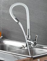 Смеситель для кухни Ledeme Rainbow 4898-3L Хром Белый арт-535862 — фото 10, Смесители для кухни