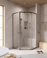 Товар: Душевой уголок CEZARES арт-RELAX-304-P-1-100-C-GM - фото 1 Душевой уголок CEZARES арт-RELAX-304-P-1-100-C-GM — фото 1, Душевые уголки трапеция