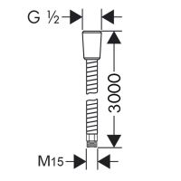 Душевой шланг Lemark Хром арт-LE8065S — фото 2, Душевые шланги