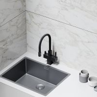 Смеситель для кухни Sancos Arno Черный матовый арт-SC4005MB — фото 5, Смесители для кухни