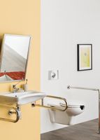 Унитаз Creavit подвесной для инвалидов Белый без сиденья арт-BD320-11CB00E-0000 — фото 5, Подвесные унитазы