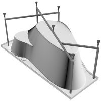 Акриловая ванна Relisan Isabella 170х90 L без гидромассажа арт-Гл000010529 — фото 6, Акриловые ванны