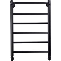 Товар: Водяной полотенцесушитель Comfysan Capri W-6 60x40 с полкой Черный матовый арт-012724 - фото 3 Водяной полотенцесушитель Comfysan Capri W-6 60x40 с полкой Черный матовый арт-012724 — фото 3, Водяные полотенцесушители