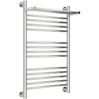 Водяной полотенцесушитель Сунержа Богема+ 800х500 с полкой Хром арт-00-0223-8050 — фото 9, Водяные полотенцесушители