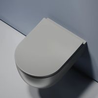 Унитаз Ceramicanova Modena Rimless подвесной Антрацит матовый с сиденьем Микролифт арт-CN6063MH — фото 13, Подвесные унитазы