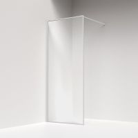 Душевая перегородка Iddis Slide 80 профиль Белый матовый стекло прозрачное арт-SLI8WS8i23 — фото 1, Душевые перегородки