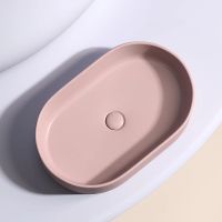 Раковина-чаша Ceramicanova Element 61 Розовая матовая арт-CN6048MP — фото 12, Раковины накладные