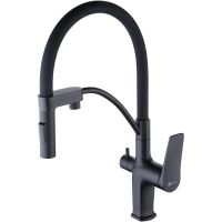 Смеситель для кухни Lemark Bronx Черный арт-LM3761BL — фото 1, Смесители для кухни