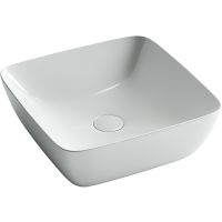 Раковина Ceramicanova Form 42 Белая арт-CN2002 — фото 1, Раковины накладные