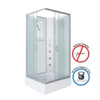 Душевая кабина Niagara Classic NG-33974-14QBKG (90х70х200) средний поддон(26см),стекло матовое,4 мес арт-339744QBKG — фото 2, Душевые кабины