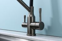 Смеситель для кухни Raglo Графит матовый Черный арт-R81.62.09 — фото 13, Смесители для кухни