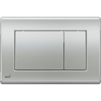 Клавиша смыва Alcaplast Basic Матовый хром арт-M272 — фото 1, Кнопки смыва
