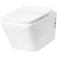 Унитаз Creto Logan L2 подвесной Белый с сиденьем Микролифт арт-1002-001-L2W — фото 8, Подвесные унитазы