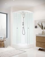 Душевая кабина Melodia della vita Classica 80x80 без гидромассажа арт-MB01018 — фото 4, Душевые кабины