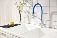 Товар: Смеситель для кухни Lemark Comfort Хром Синий арт-LM3070C-Blue - фото 3 Смеситель для кухни Lemark Comfort Хром Синий арт-LM3070C-Blue — фото 3, Смесители для кухни