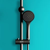 Душевая система Dorff Comfort Черная матовая арт-D0708000BL — фото 6, Душевые стойки