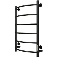 Электрический полотенцесушитель Aringa Берген 80x50 Черный арт-AR03009BL — фото 1, Электрические полотенцесушители