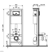 Товар: Инсталляция KK POL Economic для унитаза без клавиши смыва арт-ZSP/M400/0/K - фото 2 Инсталляция KK POL Economic для унитаза без клавиши смыва арт-ZSP/M400/0/K — фото 2, Инсталляции для унитазов