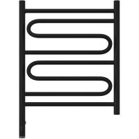 Электрический полотенцесушитель Сунержа Элегия 3.0 600x500 L Черный матовый арт-31-5818-6050 — фото 1, Электрические полотенцесушители