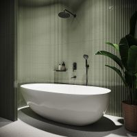 Душевая система Iddis Ray Черная матовая арт-RAYBL03i68 — фото 3, Встраиваемые душевые комплекты