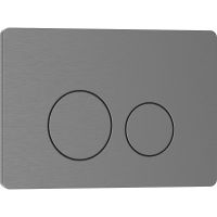 Клавиша смыва Iberica Blanca Inox-O Вороненая сталь арт-IB.B081.008.000 — фото 1, Кнопки смыва