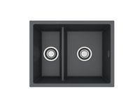 Мойка для кухни ALVEUS OMNI 50 GRANITAL DEEP BLACK-G90 550x450x198 с сифоном 1150202 арт-1150070.0 — фото 1, Кухонные мойки