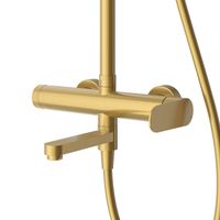 Душевая стойка со смесителем и изливом CEZARES арт-STYLUS-CVD-BORO — фото 3, Душевые стойки