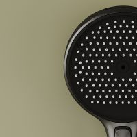 Душевая система Sancos Space с термостатом Вороненная сталь арт-SC3006GMG — фото 2, Встраиваемые душевые комплекты