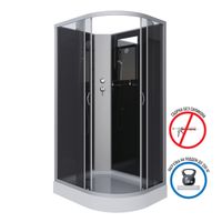 Душевая кабина Niagara Classic NG-3512-14LBK (120х80х200) низкий поддон(13см),стекло тонированное,3  арт-35121433LBK — фото 2, Душевые кабины