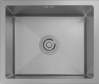 GRANFEST METAL Мойка нерж.сталь AISI 304 1 чаша 450*380*215 мм арт.GF- арт-4538 нерж — фото 1, Кухонные мойки