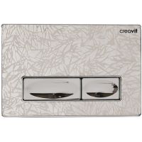 Клавиша смыва Creavit Design Ozel Хром с декором арт-GP4009.36 — фото 1, Кнопки смыва